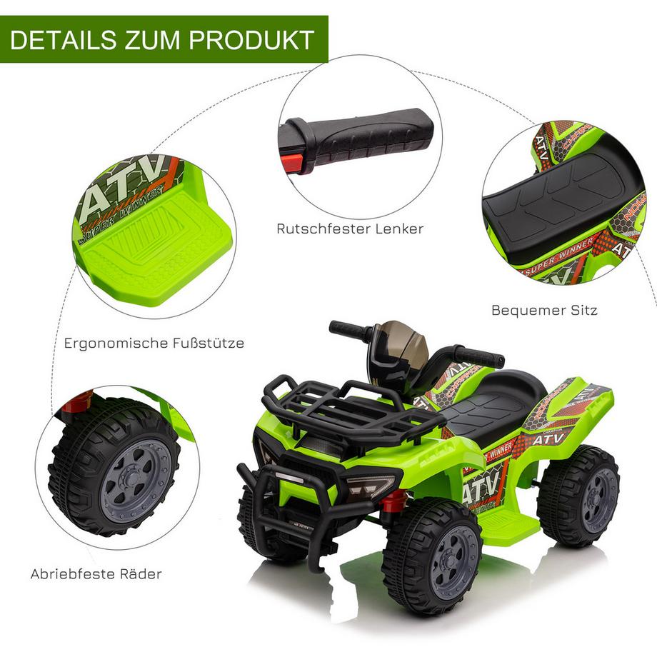 HOMCOM  Mini Elektro-Quad Kinder 