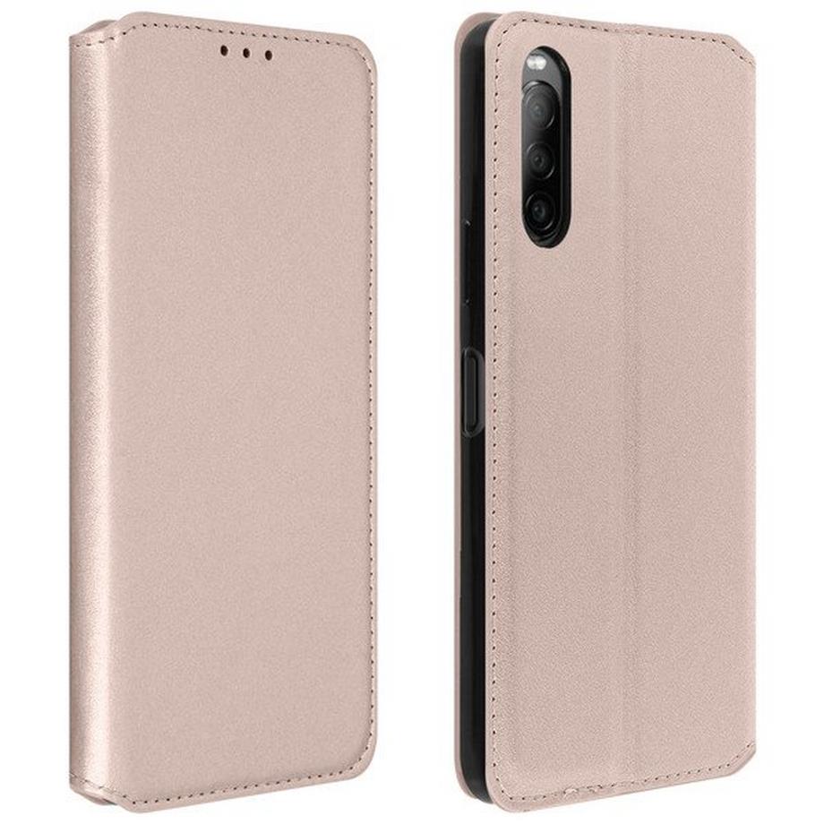 Avizar  Custodia Flip Sony Xperia 10 2 rosa gold 