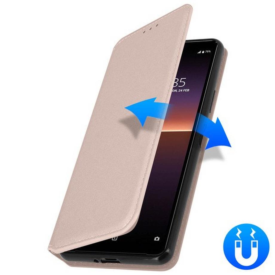 Avizar  Custodia Flip Sony Xperia 10 2 rosa gold 