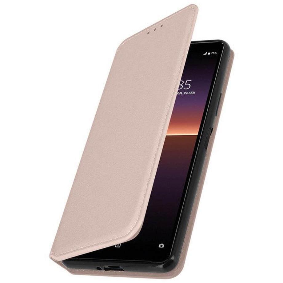 Avizar  Custodia Flip Sony Xperia 10 2 rosa gold 