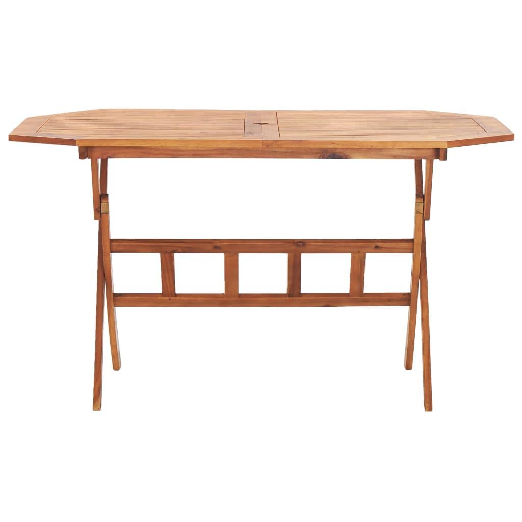 VidaXL Table de jardin bois  