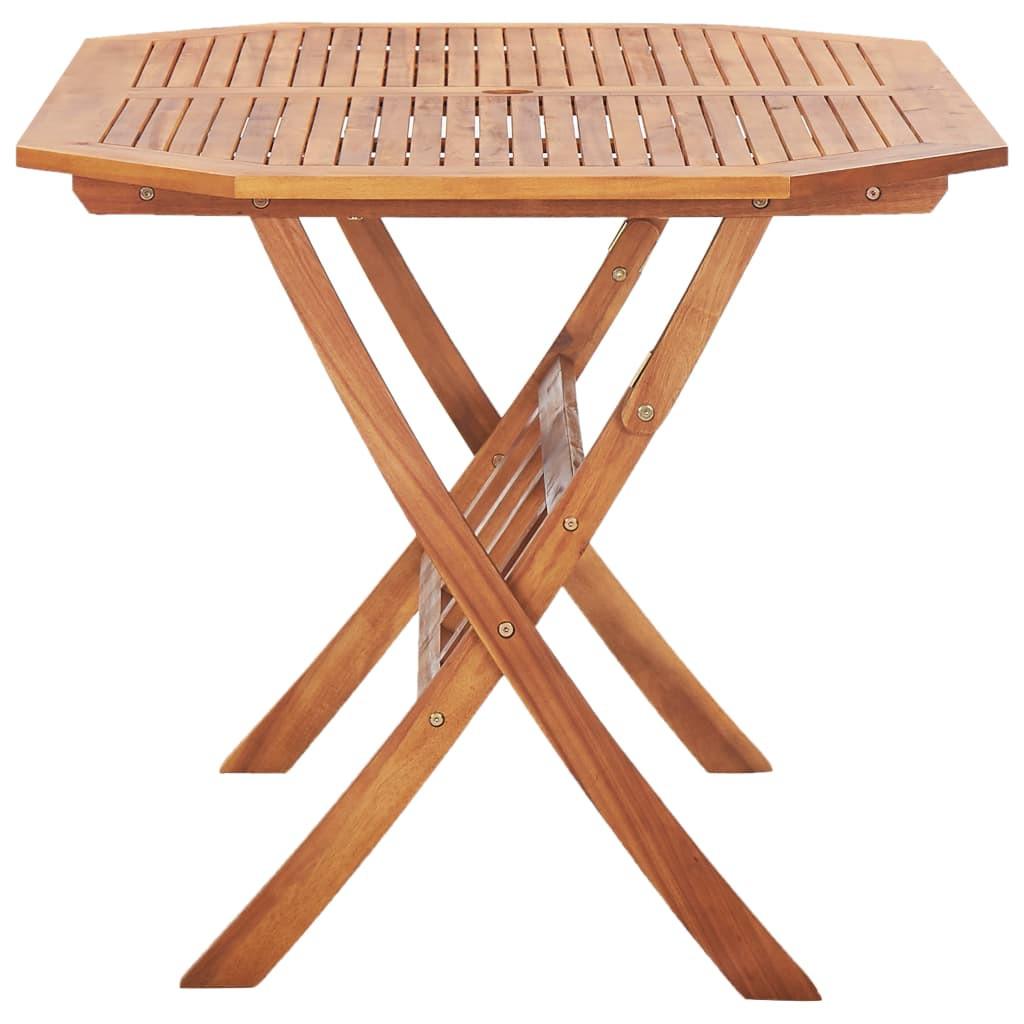 VidaXL Table de jardin bois  