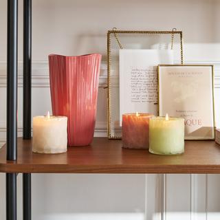 La Redoute Intérieurs Kerze in Topf aus gefärbtem Glas  