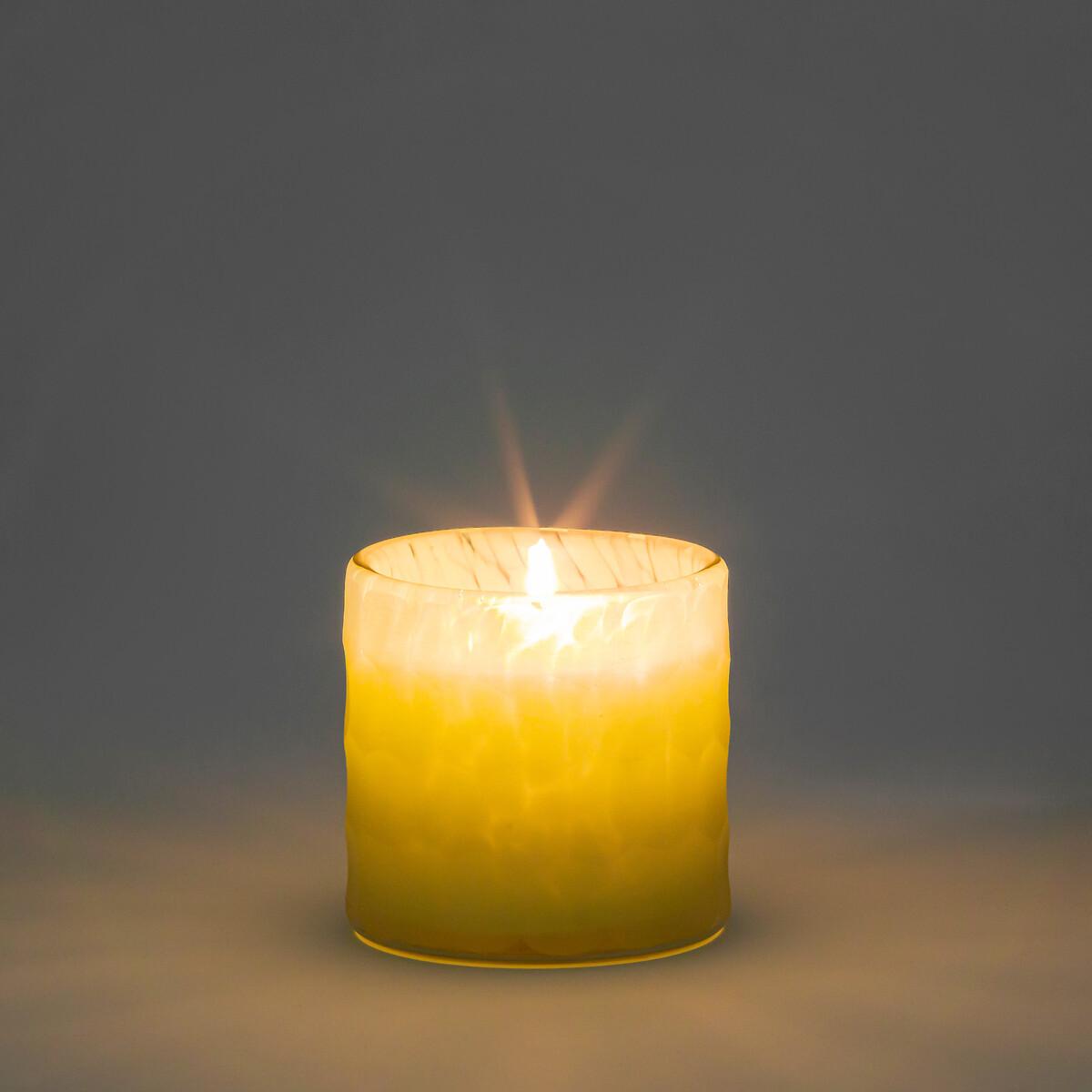 La Redoute Intérieurs Kerze in Topf aus gefärbtem Glas  