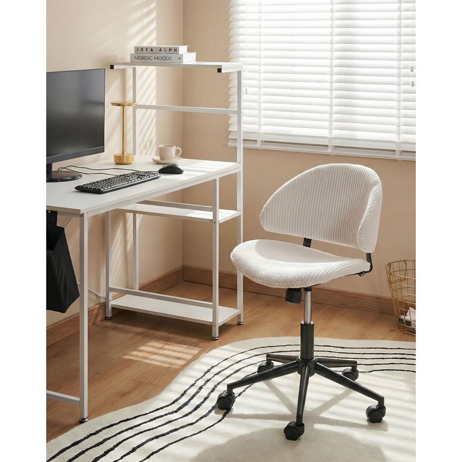 Beliani Chaise de bureau en Velours côtelé Moderne KIANA  
