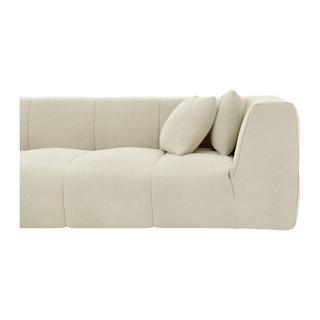 Maison Céphy Großes Ecksofa - Ecke links - Cord - Beige - NAEMIA von Maison Céphy  