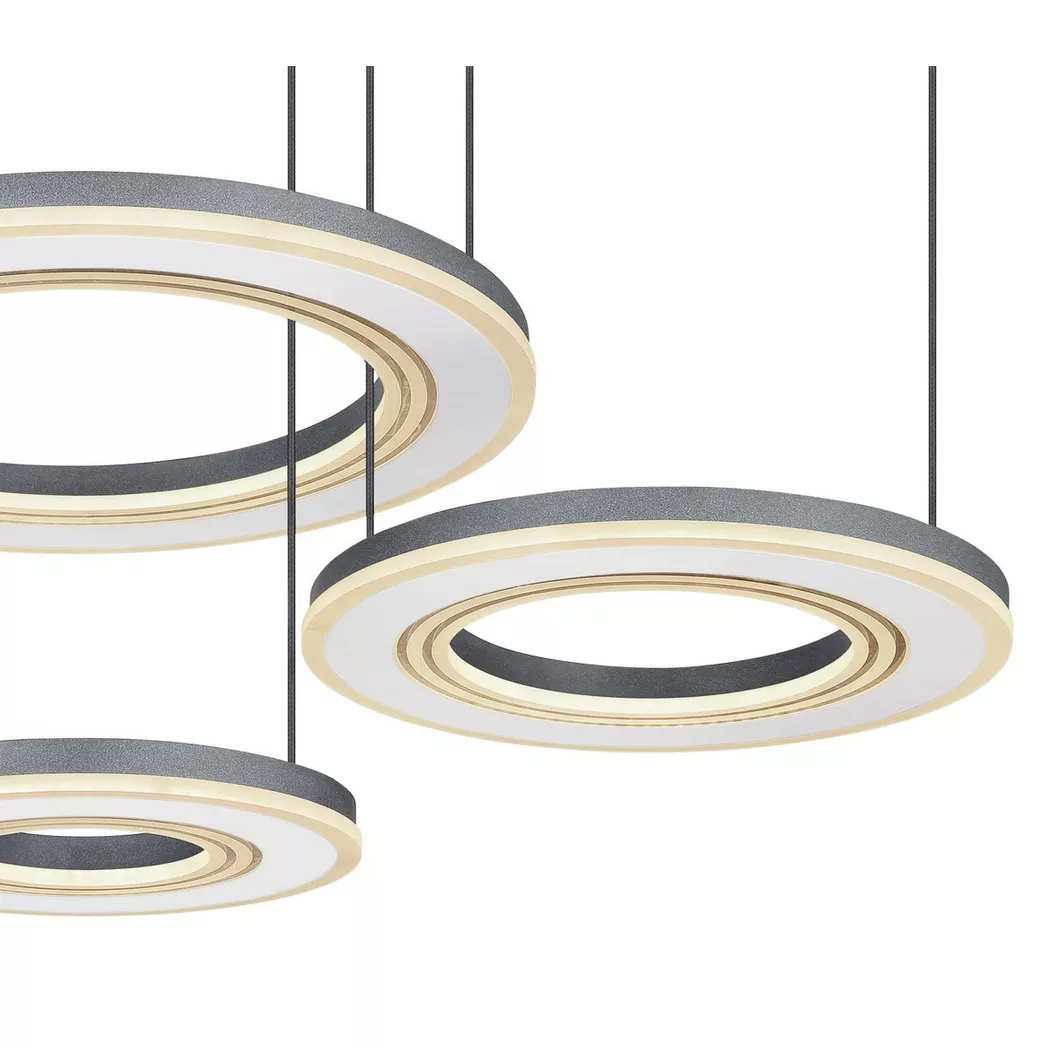 mutoni – Hängeleuchte Blasius Metall Acryl Opal, One Size, Multicolor