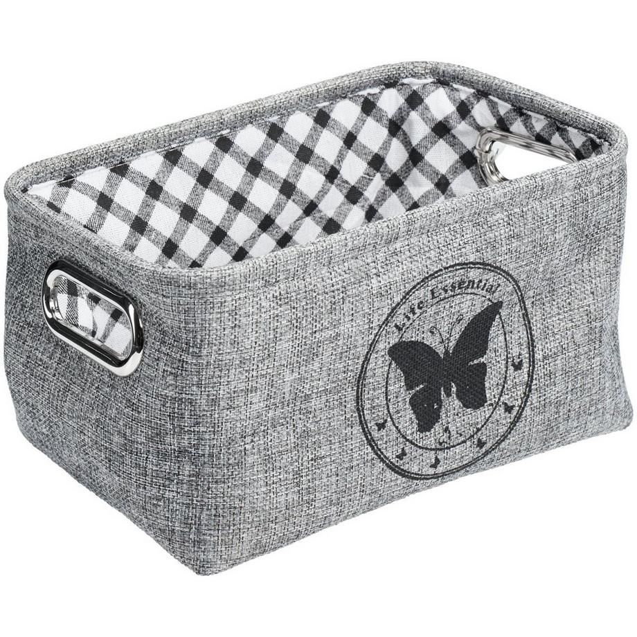 Cestino Butterfly grigio