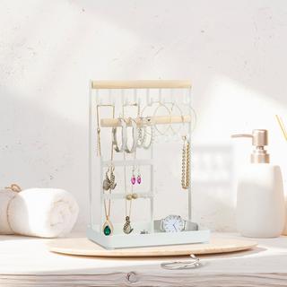 Northix  Portagioie in legno e ferro 