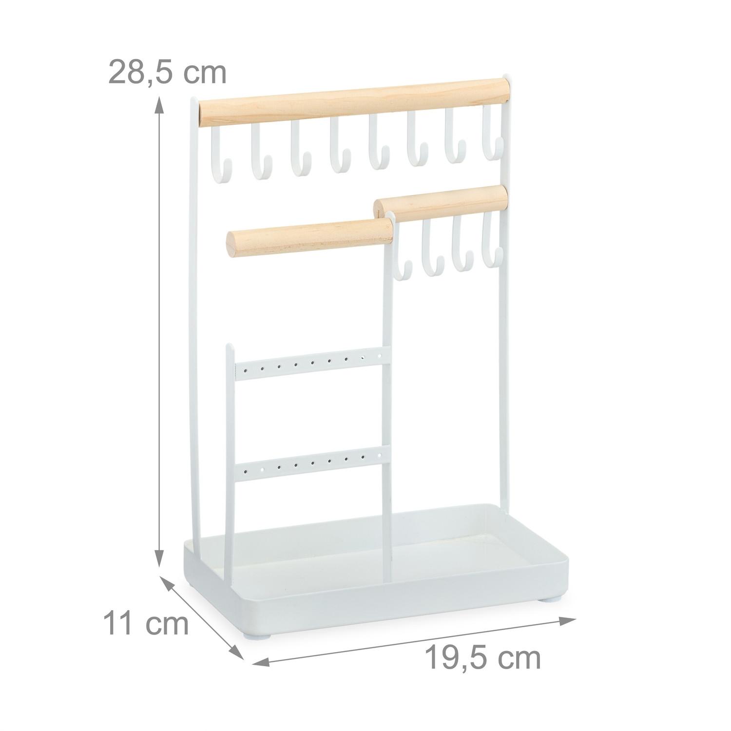 Northix  Portagioie in legno e ferro 