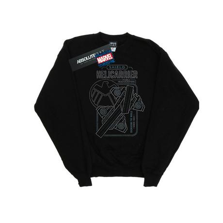 MARVEL  S.H.I.E.L.D. Helicarrier Mobile HQ Sweatshirt 