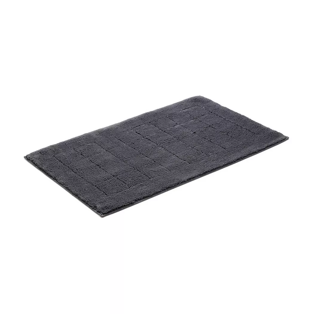 VOSSEN - Exclusive Badematte, 60x100cm, Grigio siderale