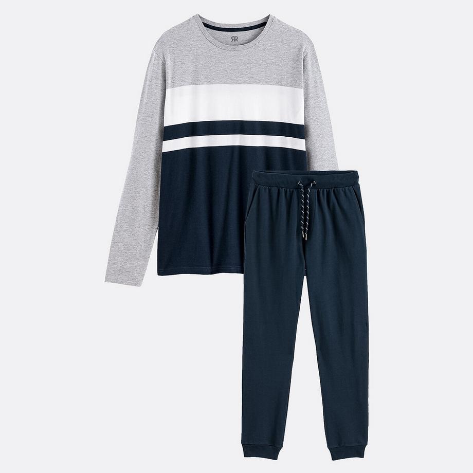 La Redoute Collections Pyjama Color Block Coton Biologique  
