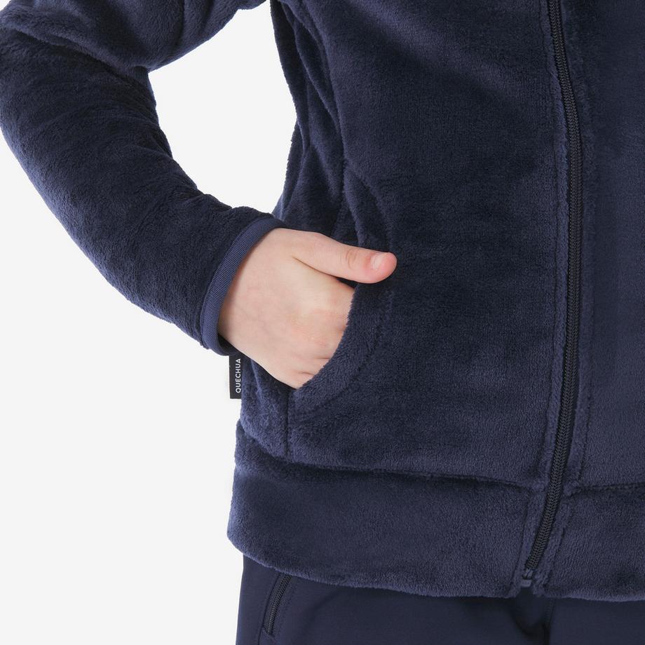 QUECHUA MH500 Warme Wander-Fleecejacke Kinder  
