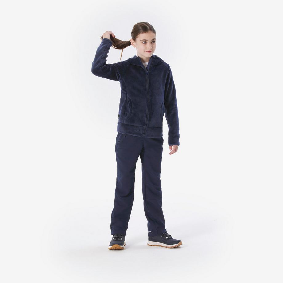 QUECHUA MH500 Warme Wander-Fleecejacke Kinder  