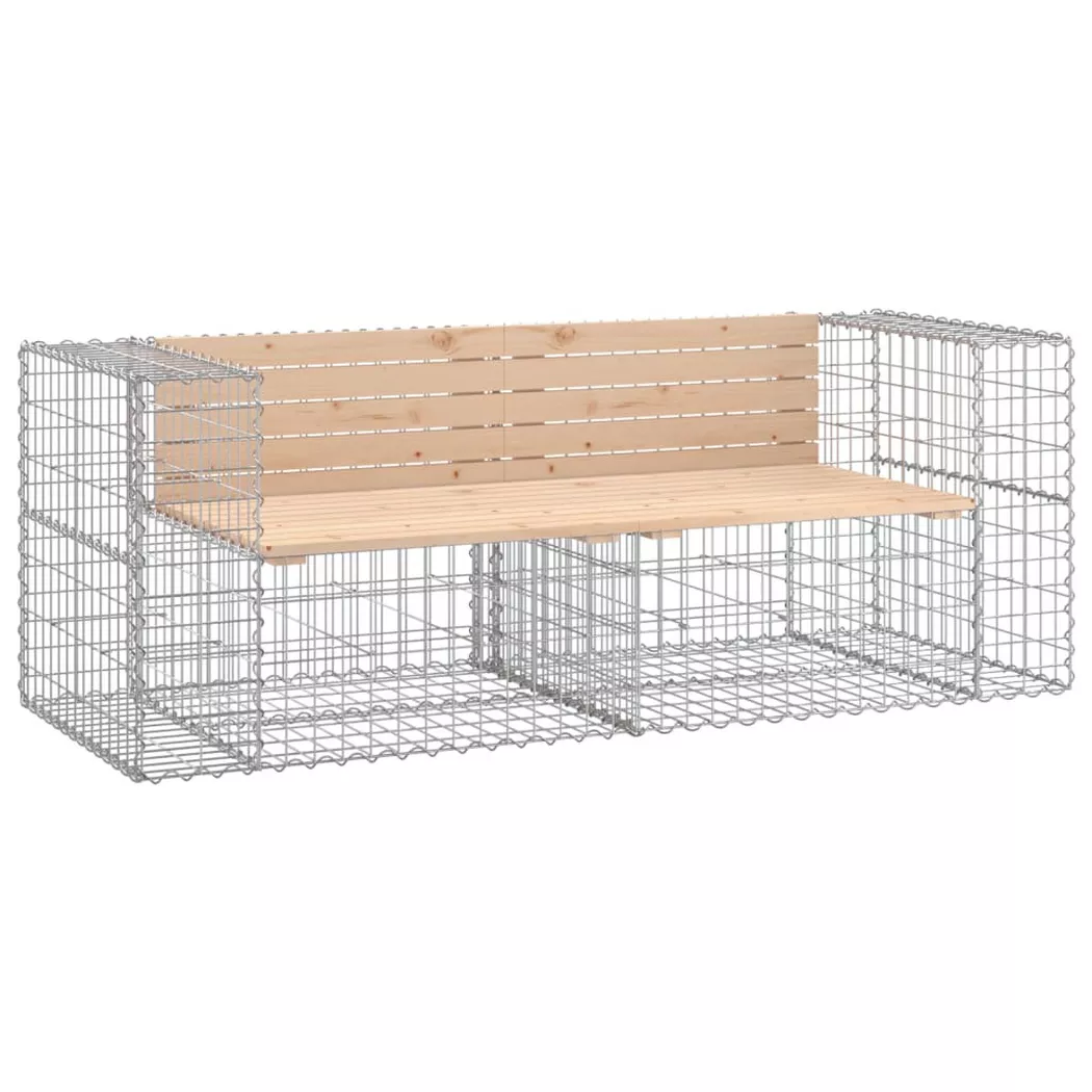 VidaXL - Banc de jardin bois de pin, One Size, Marron