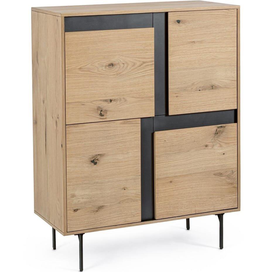 Image of Kommode Stanwood natur 90x40x120 Kommode Stanwood natur 90x40x120