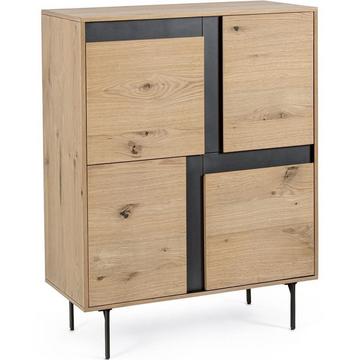 Commode Stanwood naturel 90x40x120