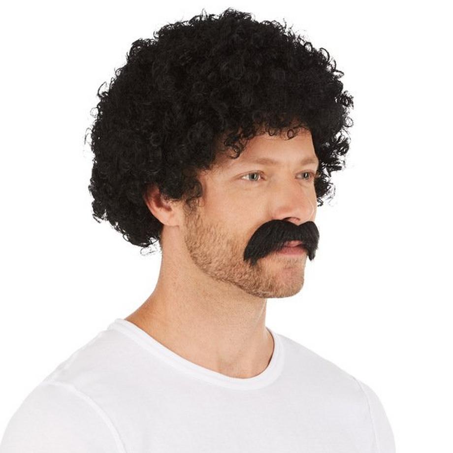 Tectake  Perruque pour homme années 80 disco 