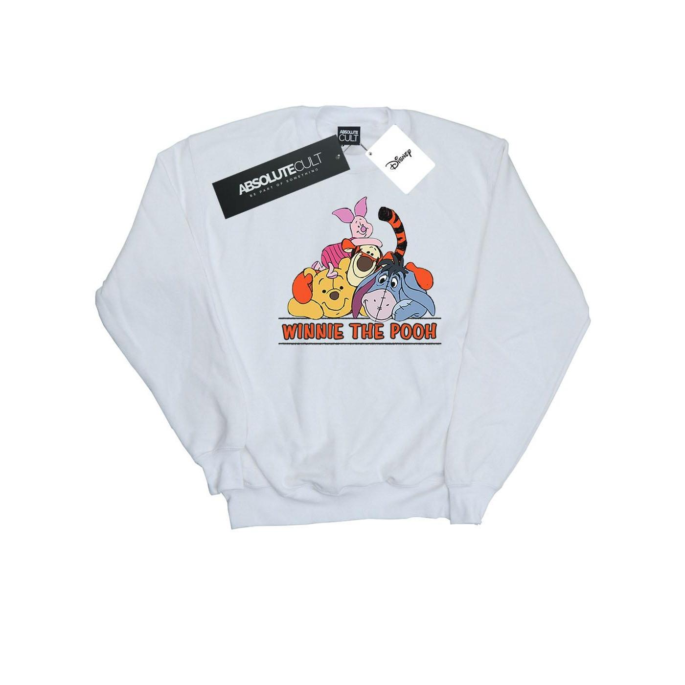 Disney Winnie The Pooh Sweatshirt Col Rond  