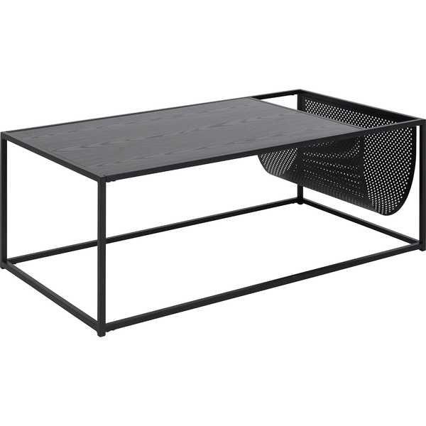 mutoni Table basse Multiple Bronx mélamine métal noir 110x60  