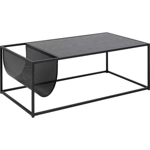 mutoni Table basse Multiple Bronx mélamine métal noir 110x60  