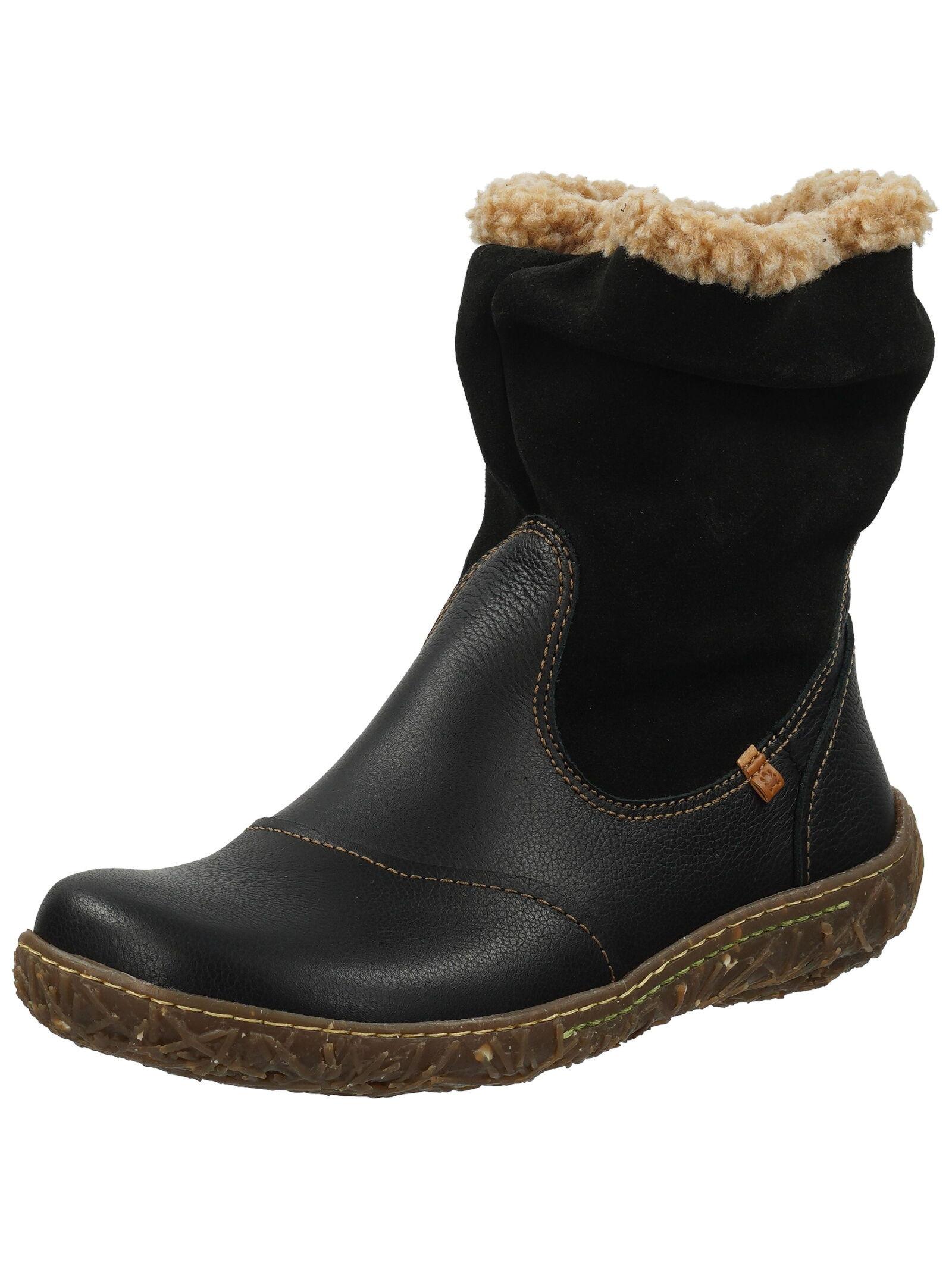 Image of Stiefelette N758 Natural Grain-lux S. Black/ Nido Black Damen Schwarz 42