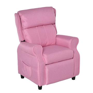 Canapé Enfant Réglable Avec Repose-Pieds, Fauteuil Enfant Confortable Pour 3-5 Ans, Rose, 58X53X70Cm, Idéal Pour Garçons Et Filles