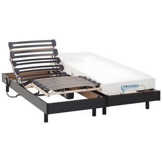 Vente-unique Letto elettrico relax materasso memory nero HERACLES di DREAMEA  