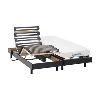 Vente-unique Letto elettrico relax materasso memory nero HERACLES di DREAMEA  