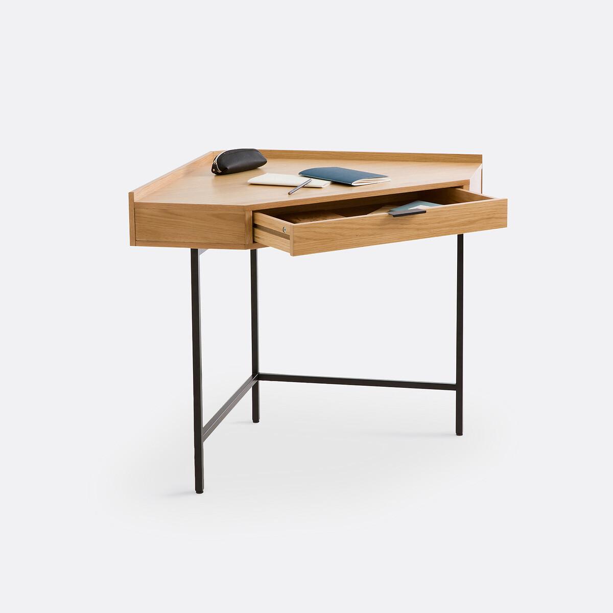 La Redoute Intérieurs Eckschreibtisch Volga mit 1 Schublade  