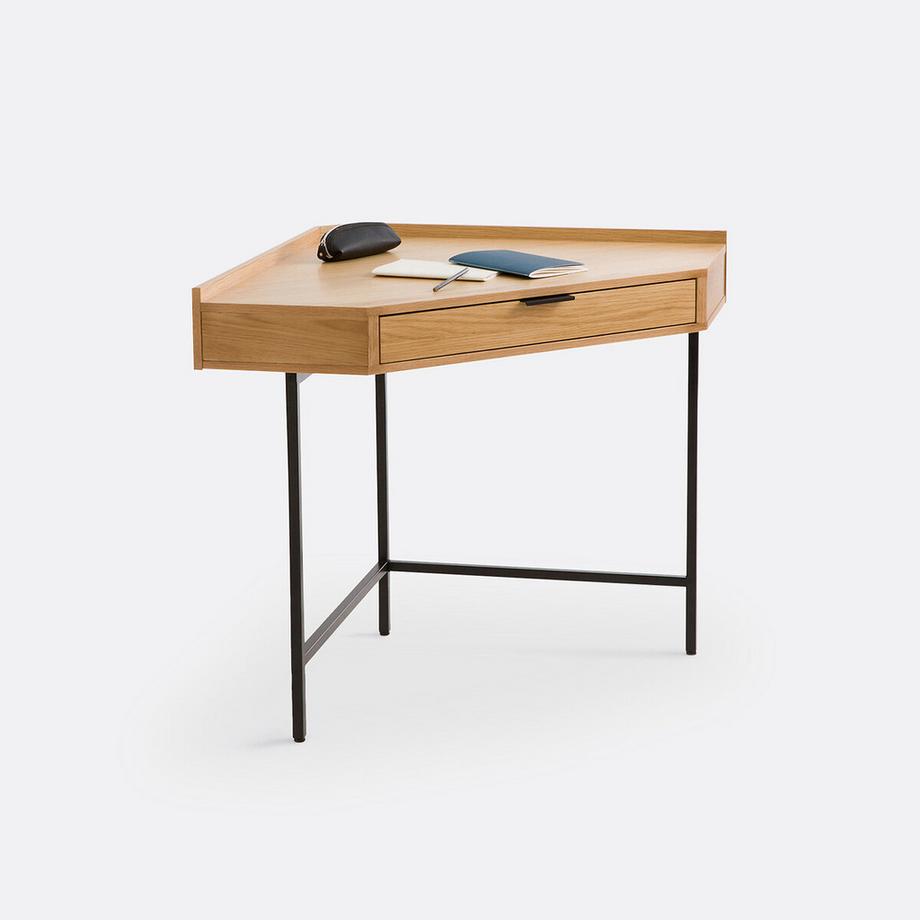 La Redoute Intérieurs Eckschreibtisch Volga mit 1 Schublade  
