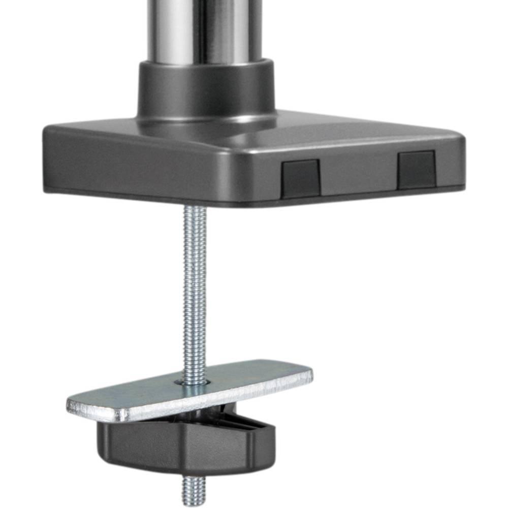 SpeaKa Professional  SP 1fach Monitor-Tischhalterung (17″) - (32″) Höhenverstellbar, Neigbar 