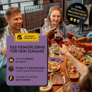 Gourmet Criminelle  Blutsand am Nordseestrand - Krimidinner 