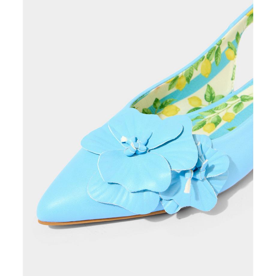 Joe Browns  3D Korsage Blume Slingback Flats 