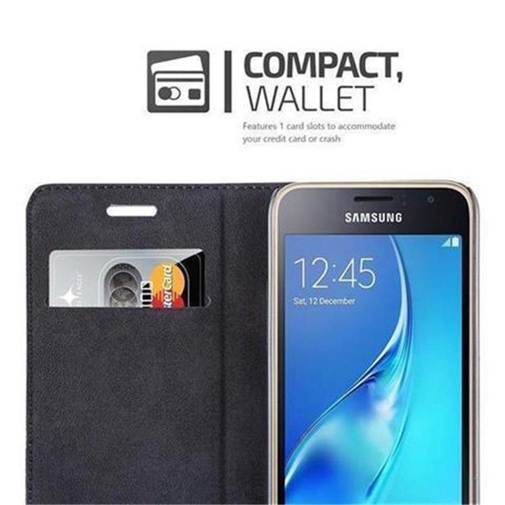 Cadorabo  Hülle für Samsung Galaxy J1 2016 Magnetverschluss, Kartenfach 