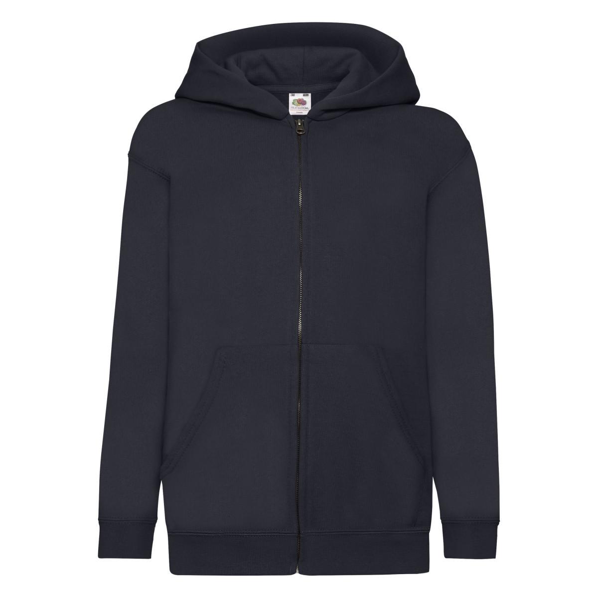 Fruit of the Loom  Classic Hoodie mit durchgehendem Reißverschluss 