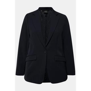 Ulla Popken  Blazer, Acetat, Reverskragen, Knopfverschluss 