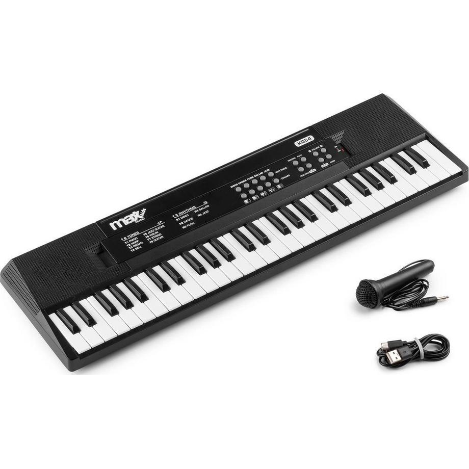 MAX  Keyboard KD54 Kinderkeyboard mit Mikrofon 