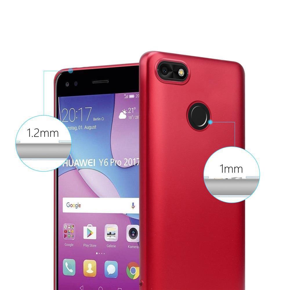 Cadorabo  Housse compatible avec Huawei Y6 PRO 2017 - Coque de protection en silicone TPU flexible 