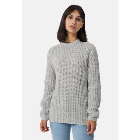 CASH-MERE.CH  Grobgestrickter Wolle Kaschmir Rundhals Pullover 