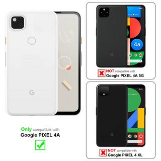 Cadorabo  Housse compatible avec Google PIXEL 4A - Coque de protection avec fermeture magnétique, fonction de support et compartiment pour carte 