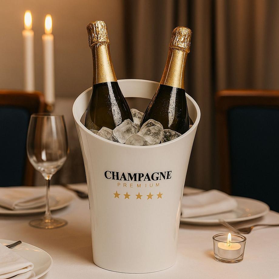 Northix Seau à champagne pour 2 bouteilles  