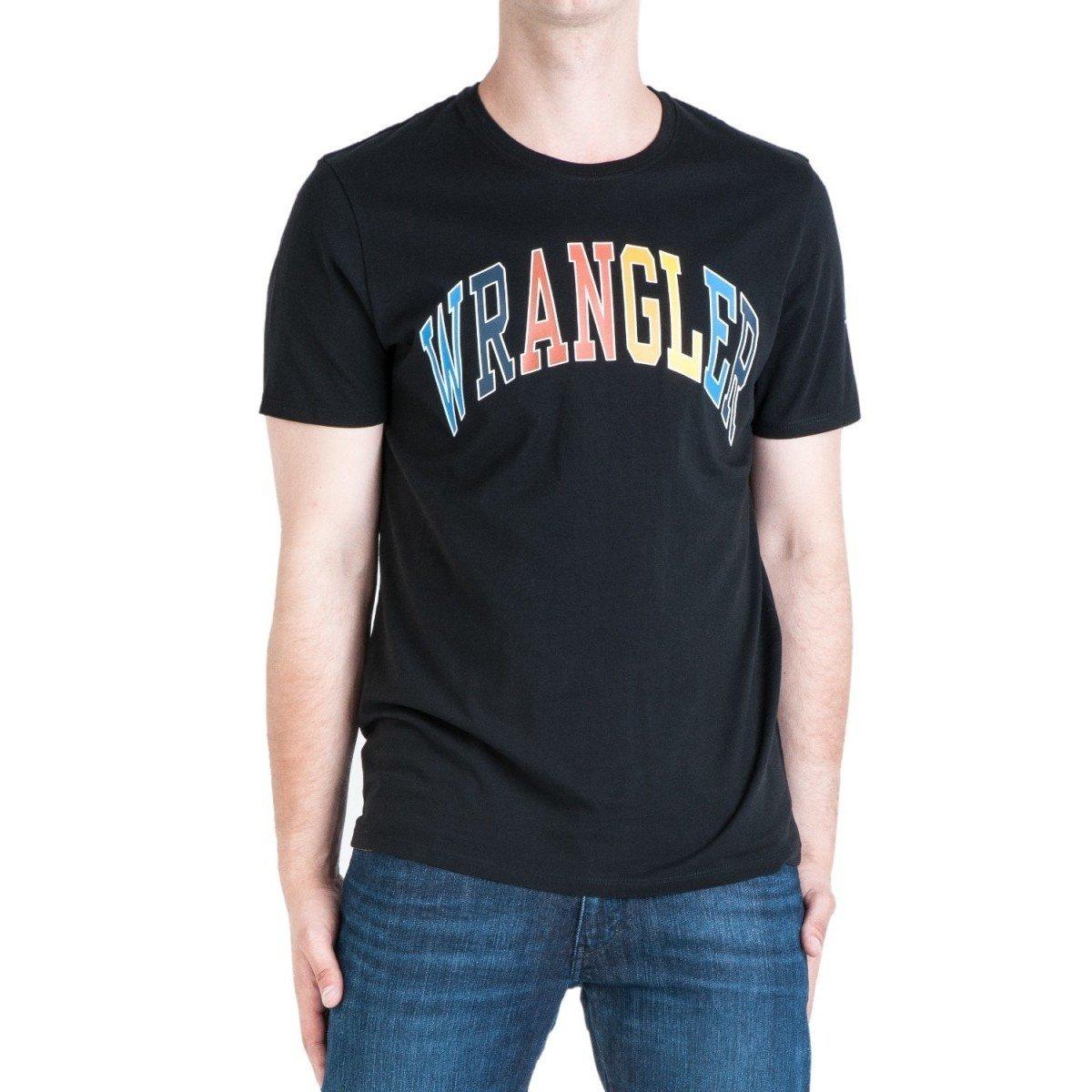 Wrangler  t-hirt rainbow 