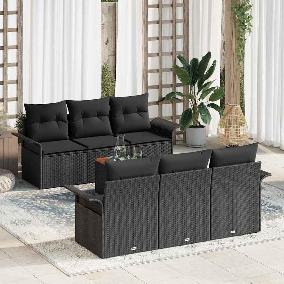 VidaXL Divano da giardino Polyrattan  