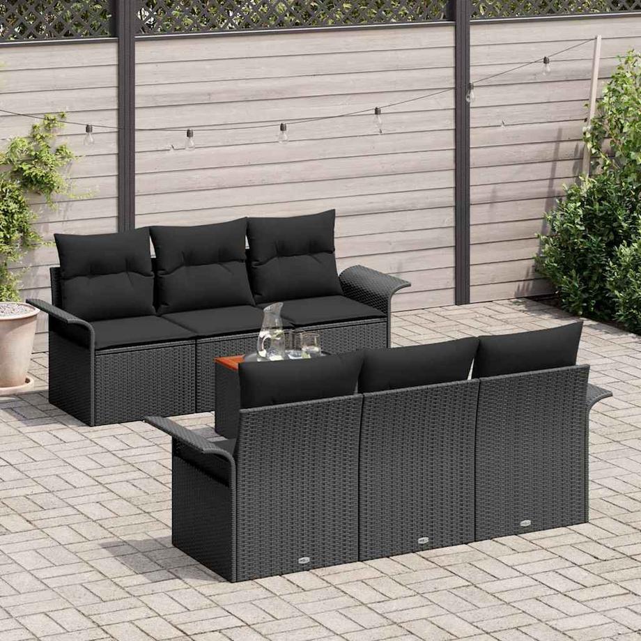 VidaXL Divano da giardino Polyrattan  