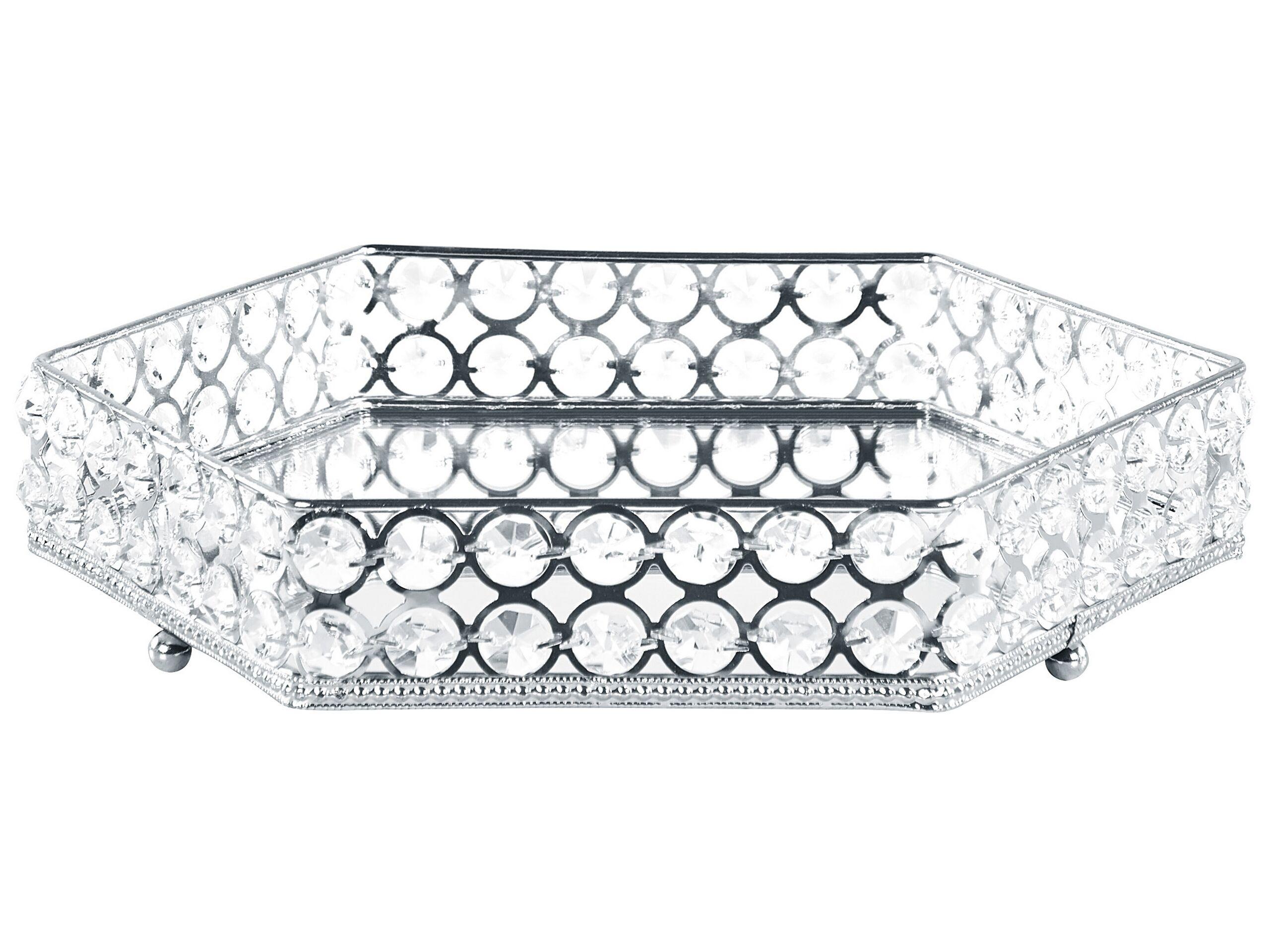 Image of Tablett Aus Eisen Glamourös Vatan Unisex Antikes Silber
