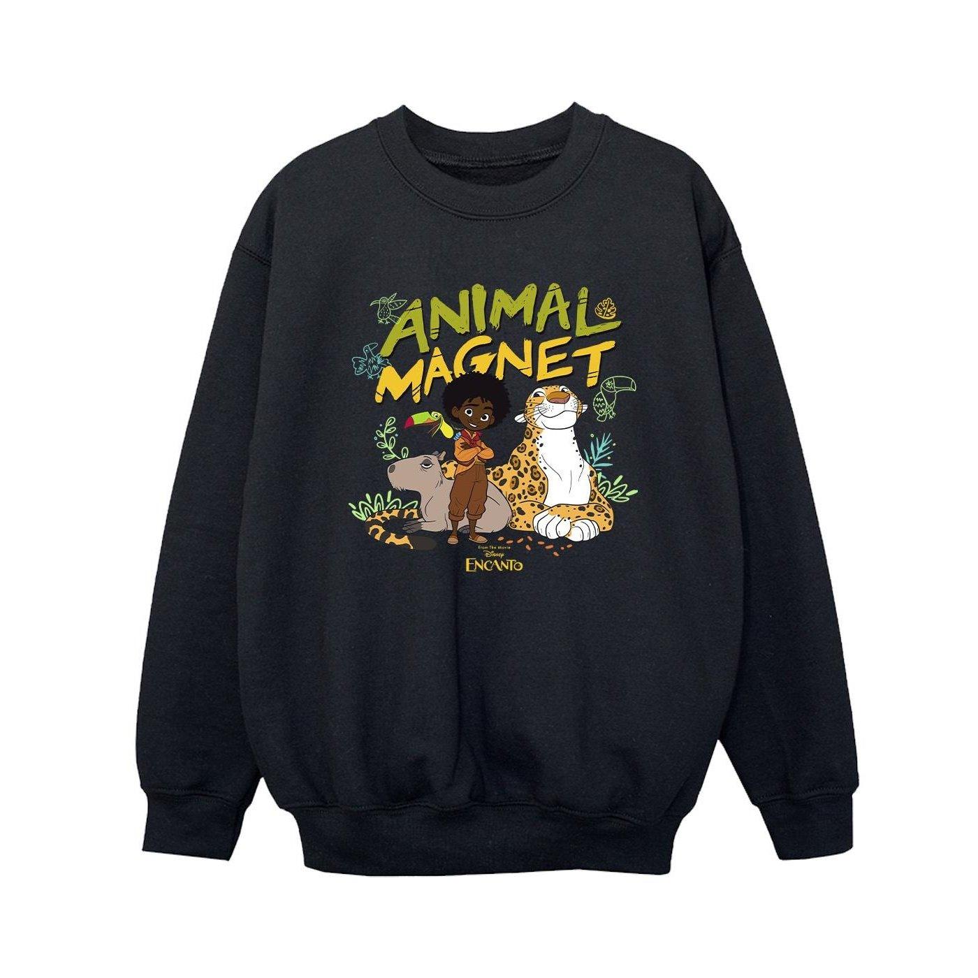 Image of Encanto Animal Magnet Sweatshirt Unisex Schwarz 128