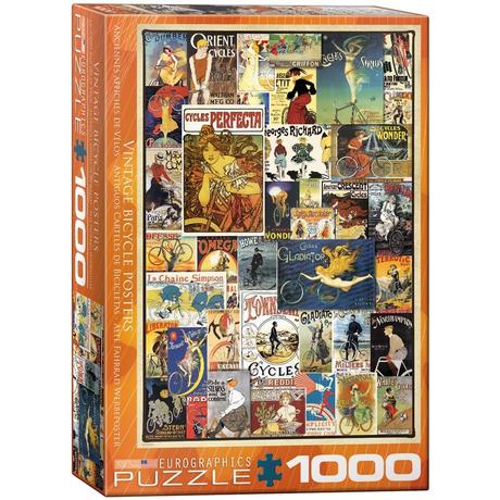 Eurographics  Puzzle Vintage Bicycle Posters (1000Teile) 