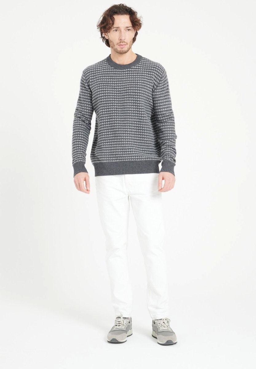 Studio Cashmere8  ZACH 3 Pull col rond 4 fils - 100% cachemire 